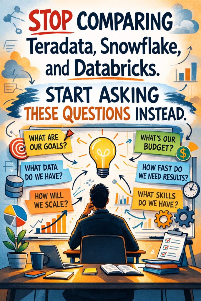 Stop Comparing Teradata, Snowflake, and Databricks. Start Asking These Questions Instead. 2 comp